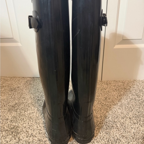 Hunter Classic Black Tall Boots Size 41 - Picture 4 of 5